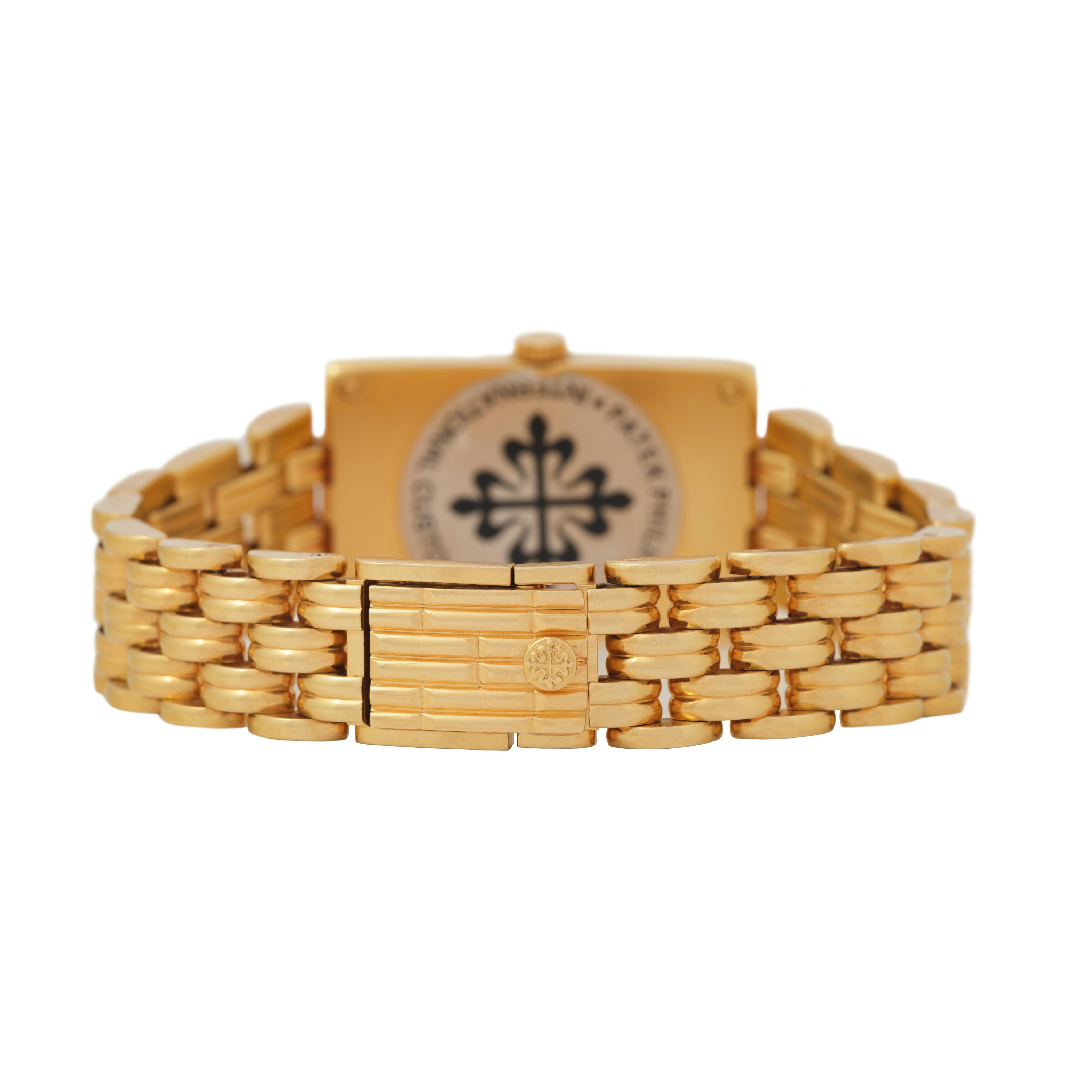 Vintage Patek Philippe Gondolo Model 5009 / 1J 18 Karat Yellow Gold Watch For Sale 1