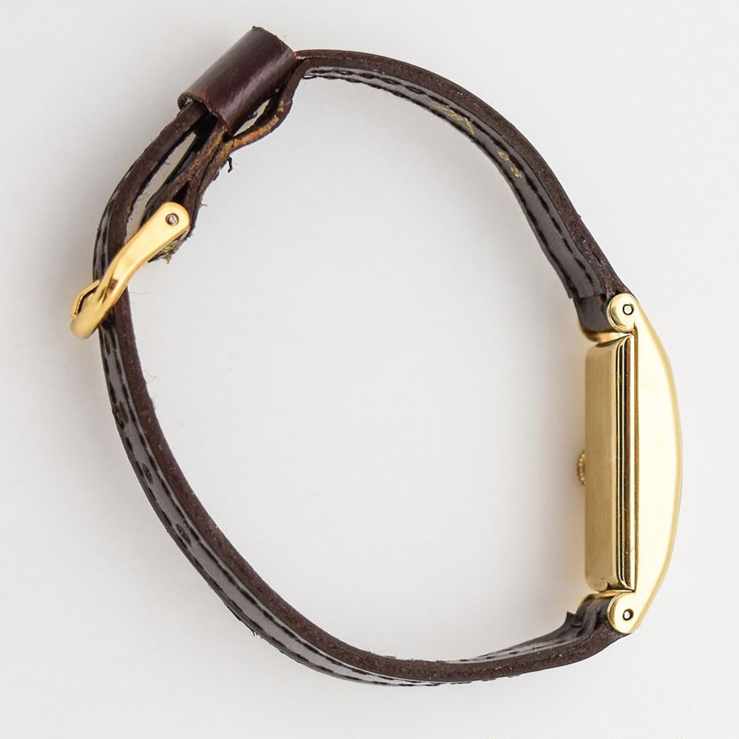 Vintage Patek Philippe Ladies 18 Karat Yellow Gold Watch, 1943 For Sale 1