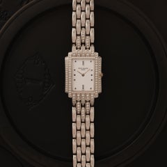 Vintage By Patek Philippe Model 4825/020 Gondolo 18 Karat Weißgold Diamanten