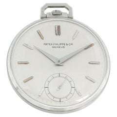 Vintage Patek Philippe Platinum Pocket Watch Ref. 600