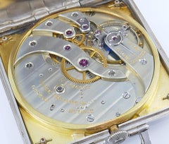 Vintage Patek Philippe Pocket Watch Pendant Platinum Estate Jewelry