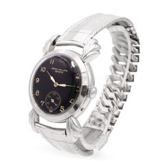 Vintage Patek Philippe Skeleton Back Hand Wind Men's Conversion Watch