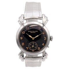 Vintage Patek Philippe Skeleton Back Hand Wind Men's Conversion Watch