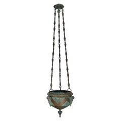 Vintage Patinated Bronze Censer