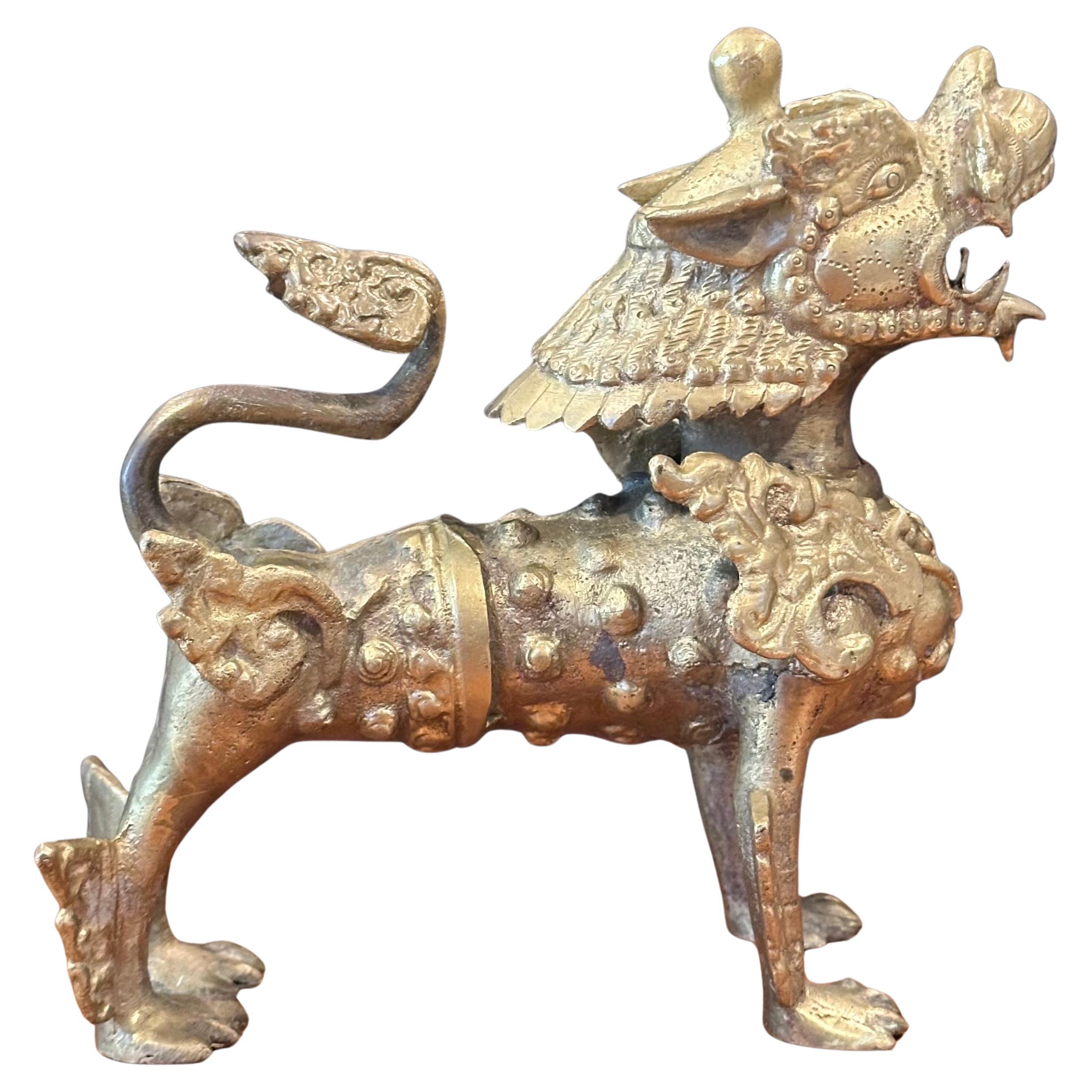 Cast Vintage Patinated Bronze Thai 