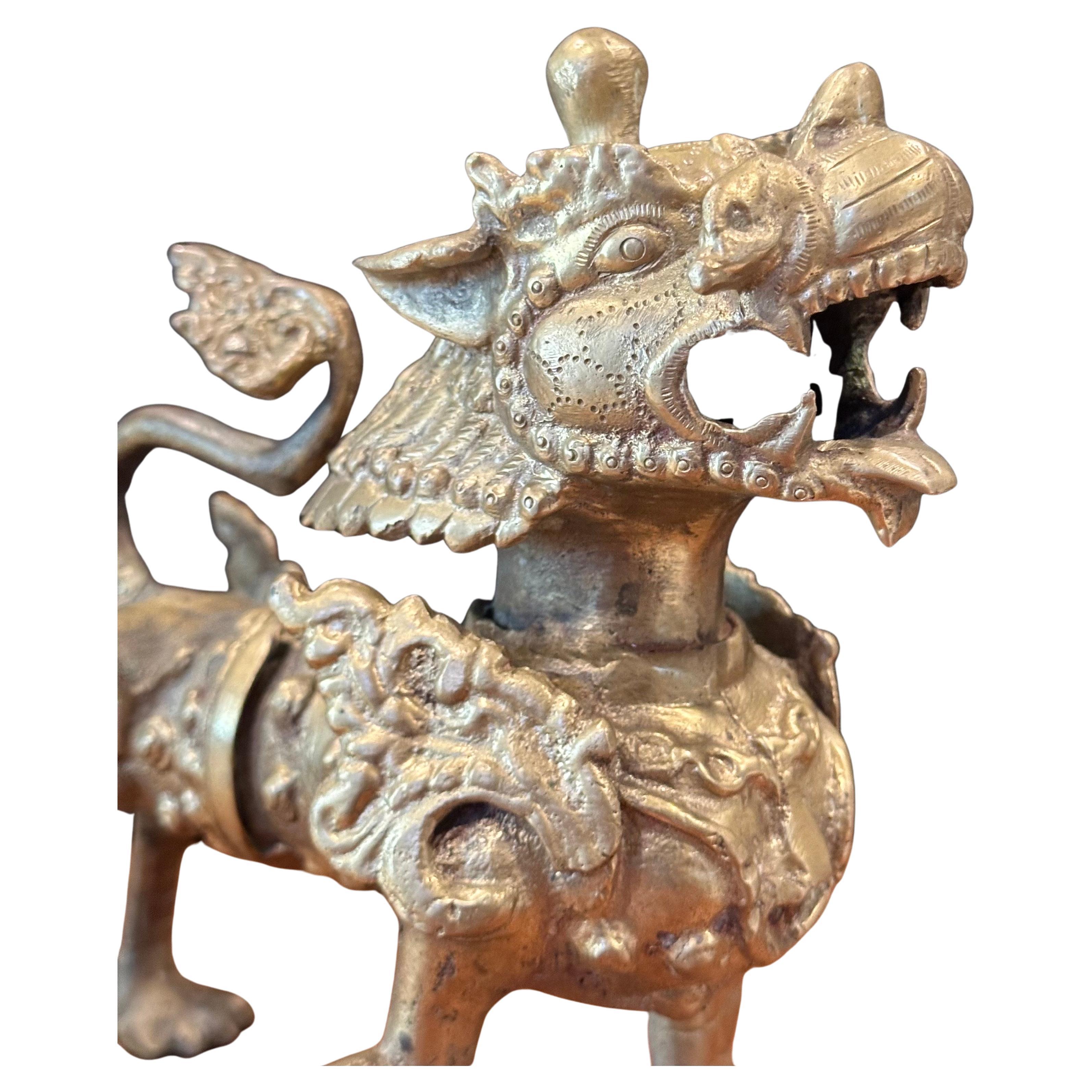 Vintage Patinated Bronze Thai 