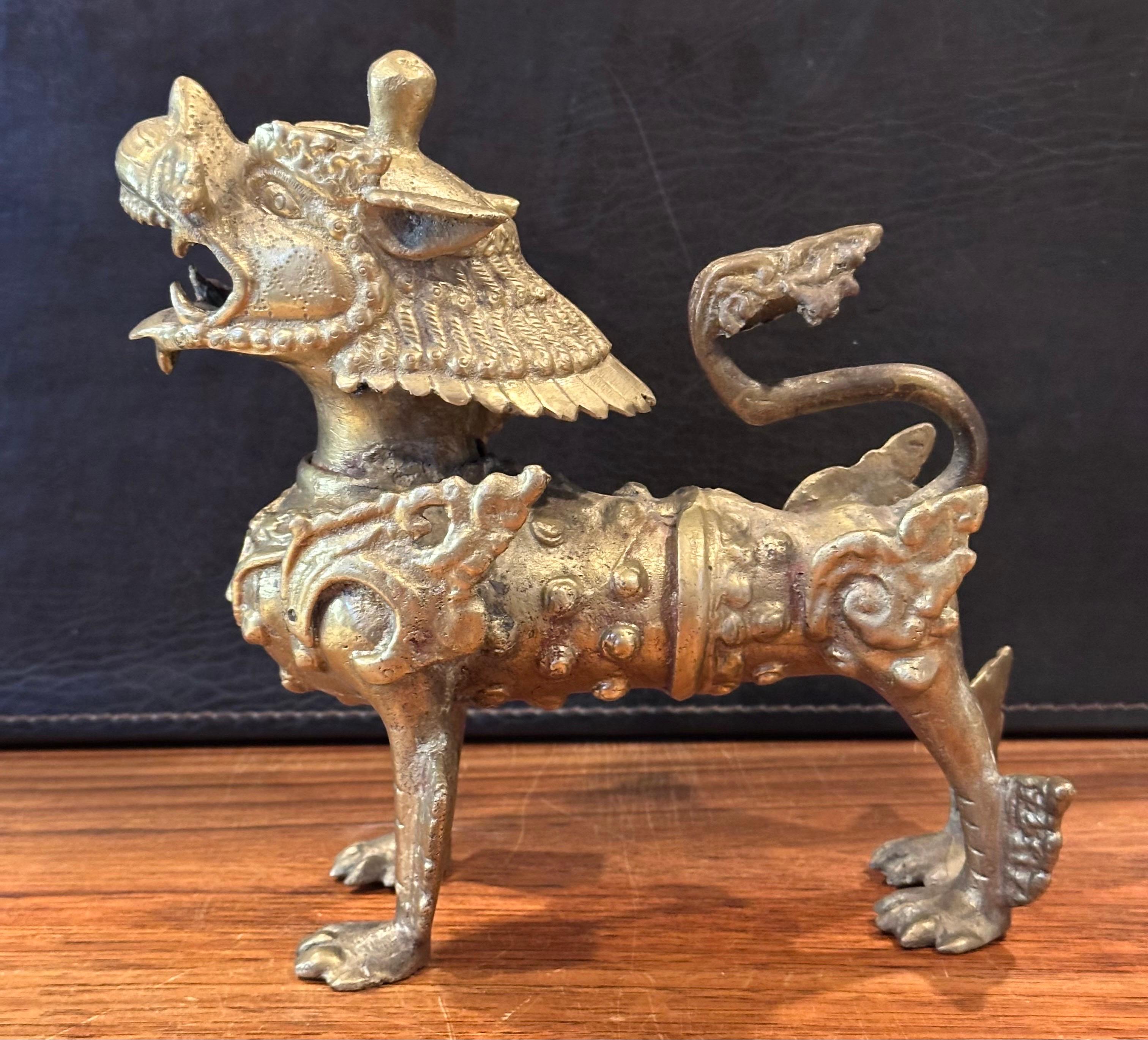 Vintage Patinated Bronze Thai 