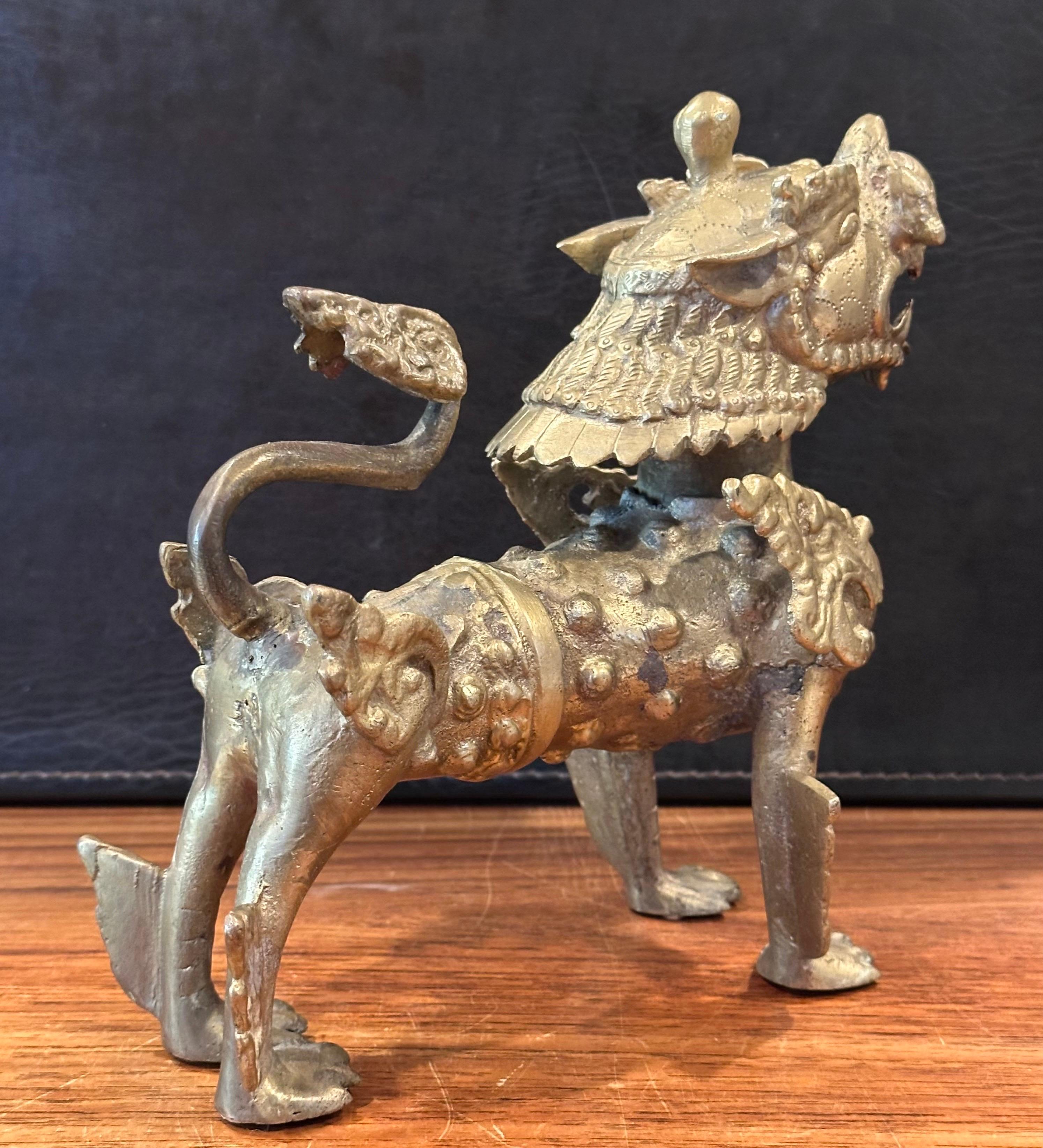 Vintage Patinated Bronze Thai 