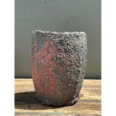 Vintage Patinated Lava Glaze Planter