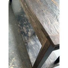 Vintage Patinated Long Console Table