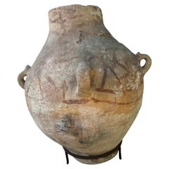 Vintage Patinated Middle Eastern Olive Jar