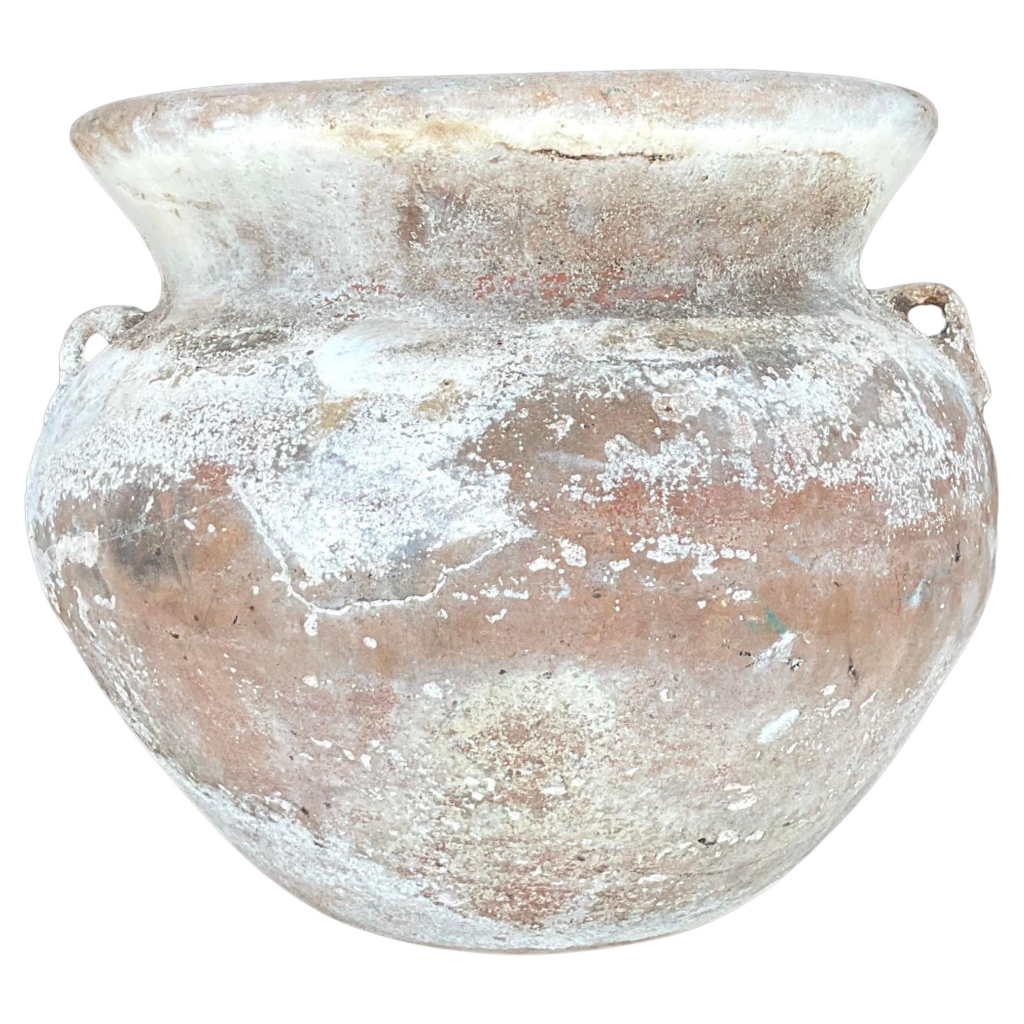 Jardinera vintage de terracota patinada