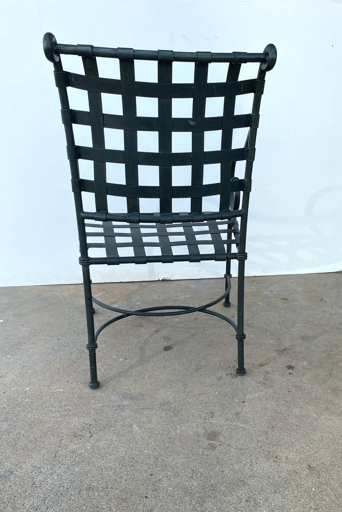 Vintage Patio Sessel Satz von 8 im Angebot 1