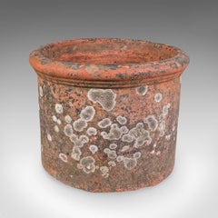 Vintage Patio Jardiniere Pot, Italian, Terracotta, Garden Planter, Veranda, 1970
