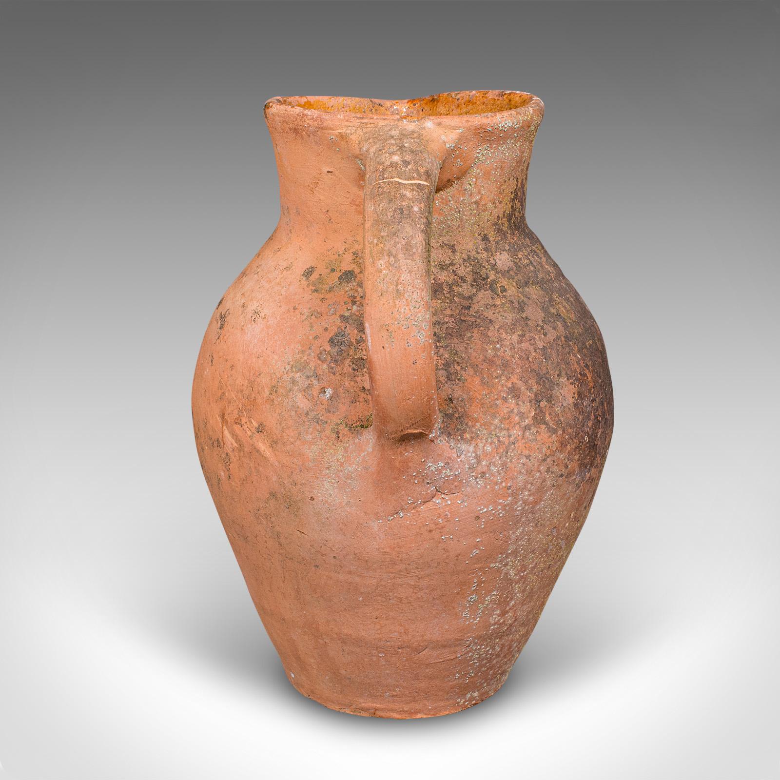 Vintage Patio Pflanzer Krug, Italienisch, Terrakotta, Garten, Jardiniere, Mitte des Jahrhunderts im Zustand „Gut“ im Angebot in Hele, Devon, GB