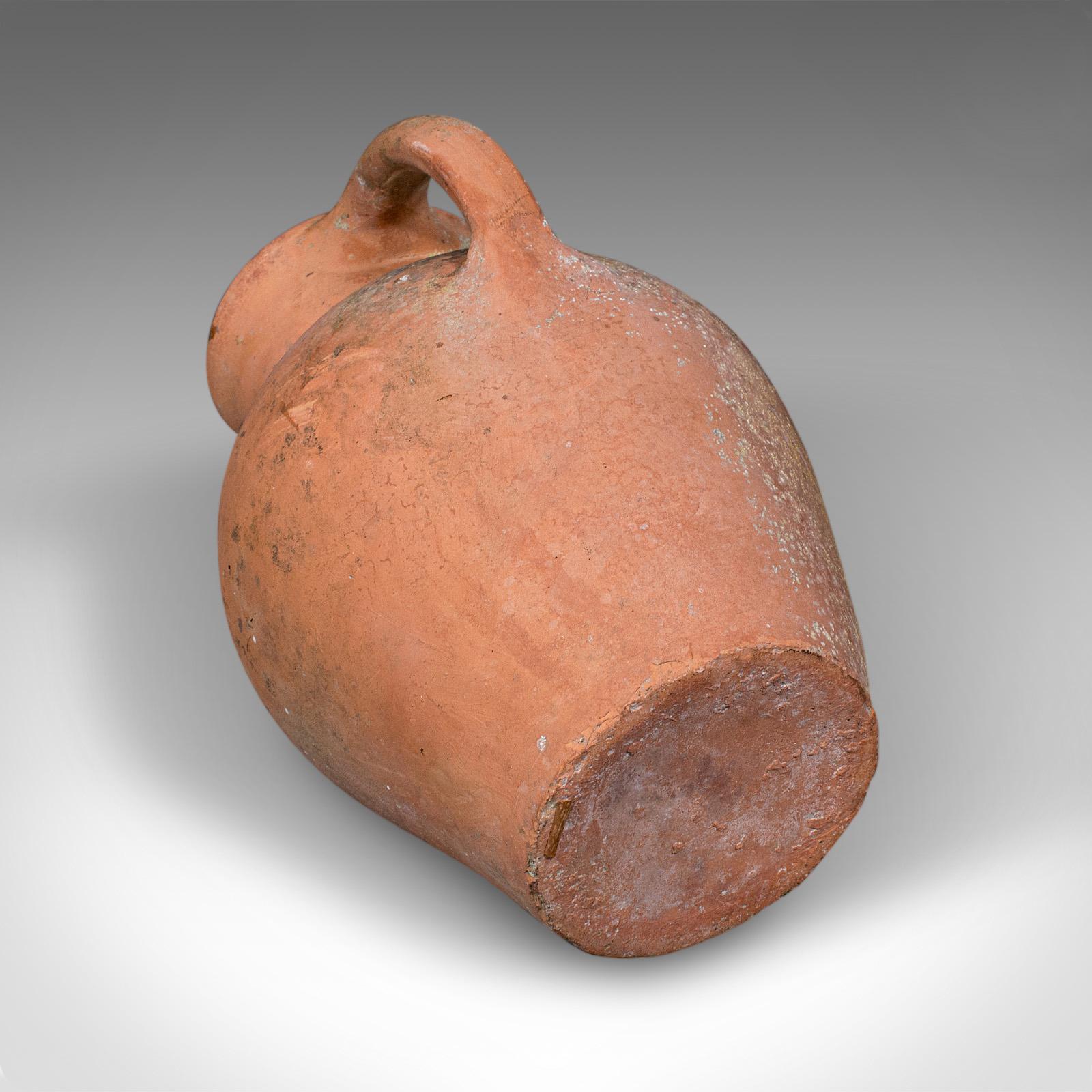 Vintage Patio Pflanzer Krug, Italienisch, Terrakotta, Garten, Jardiniere, Mitte des Jahrhunderts im Angebot 2