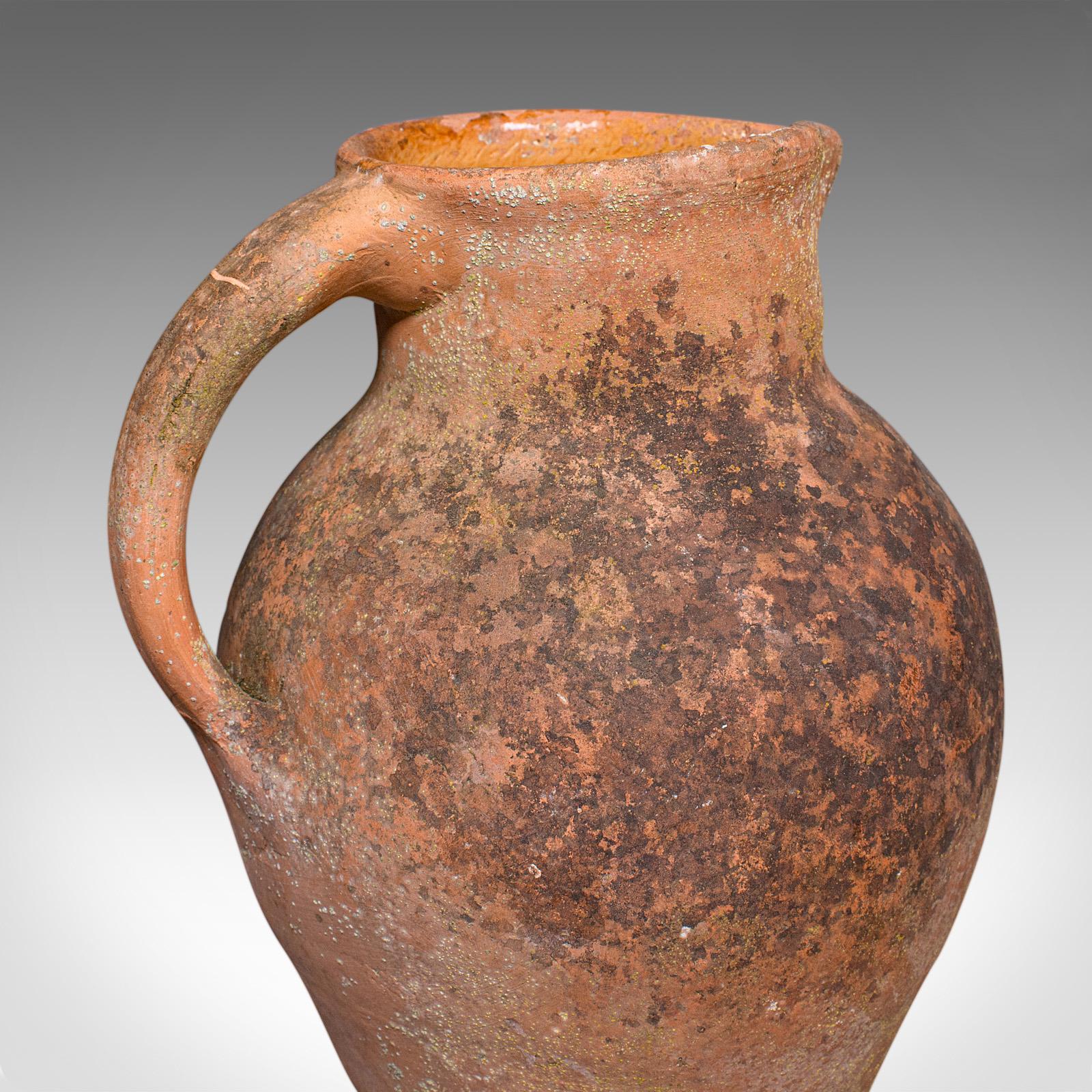 Vintage Patio Pflanzer Krug, Italienisch, Terrakotta, Garten, Jardiniere, Mitte des Jahrhunderts im Angebot 4