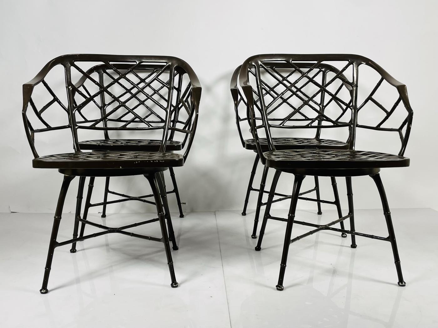 Vintage Patio Set, Table & 4 Chairs, by Brown Jordan For Sale 8