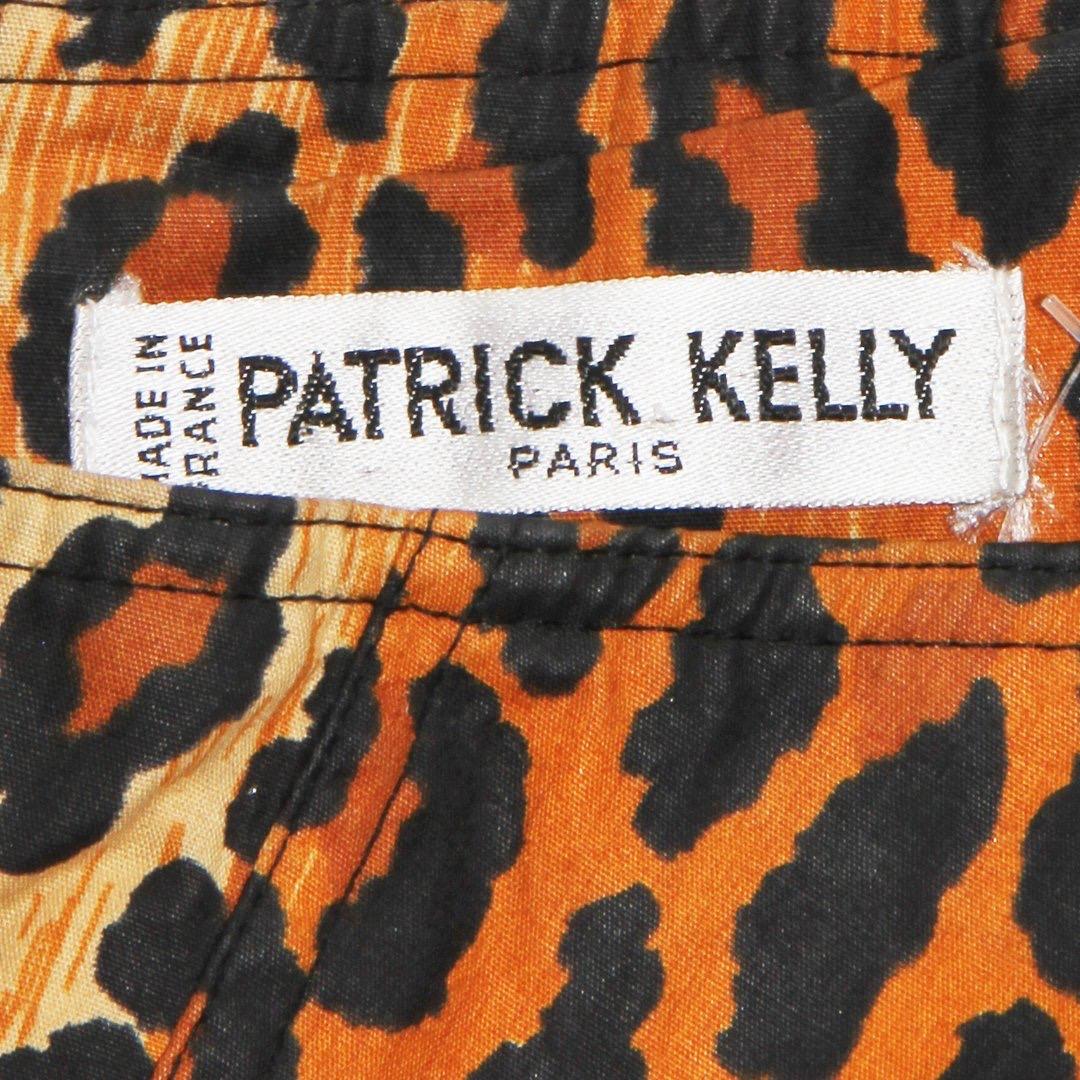 Patrick Kelly Spring/Summer 1989 Leopard Bustier Dress  In Good Condition In Los Angeles, CA
