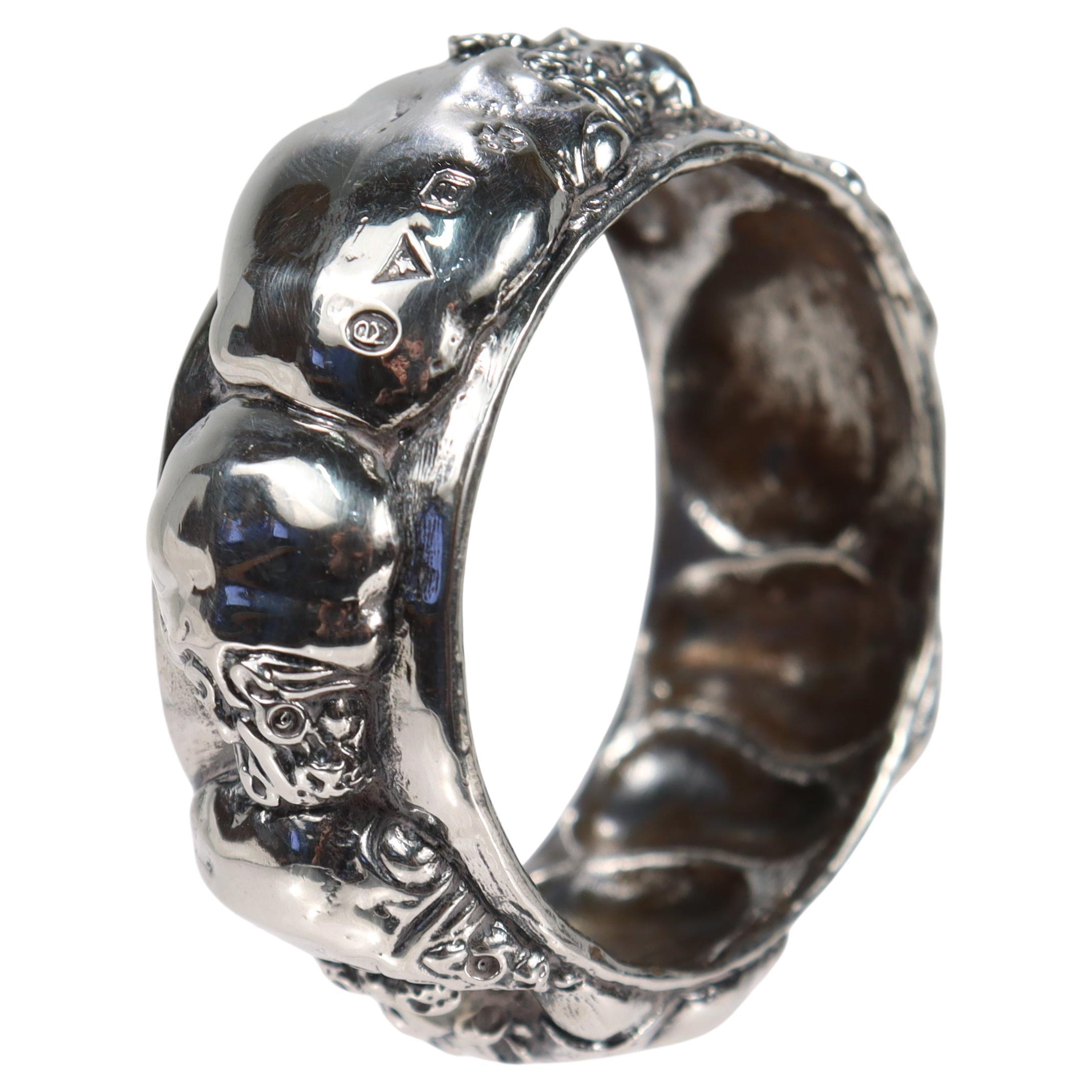 Vintage Patrick Mavros Hippo or Hippopotamus Napkin Ring