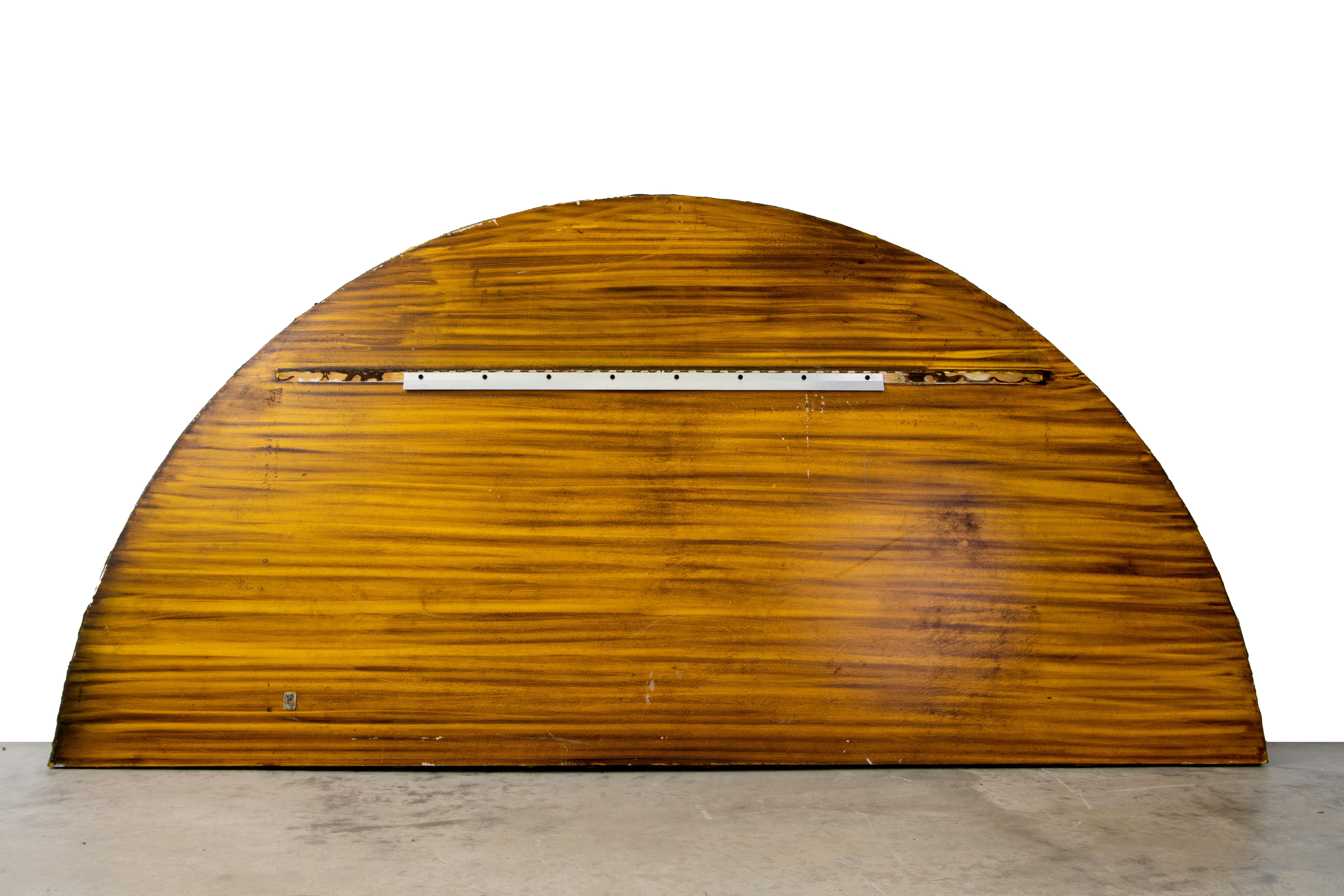 Mid-Century Modern Vintage Paul Evans Goop Style Disc Bar Door, Brutalist Headboard Wall Art