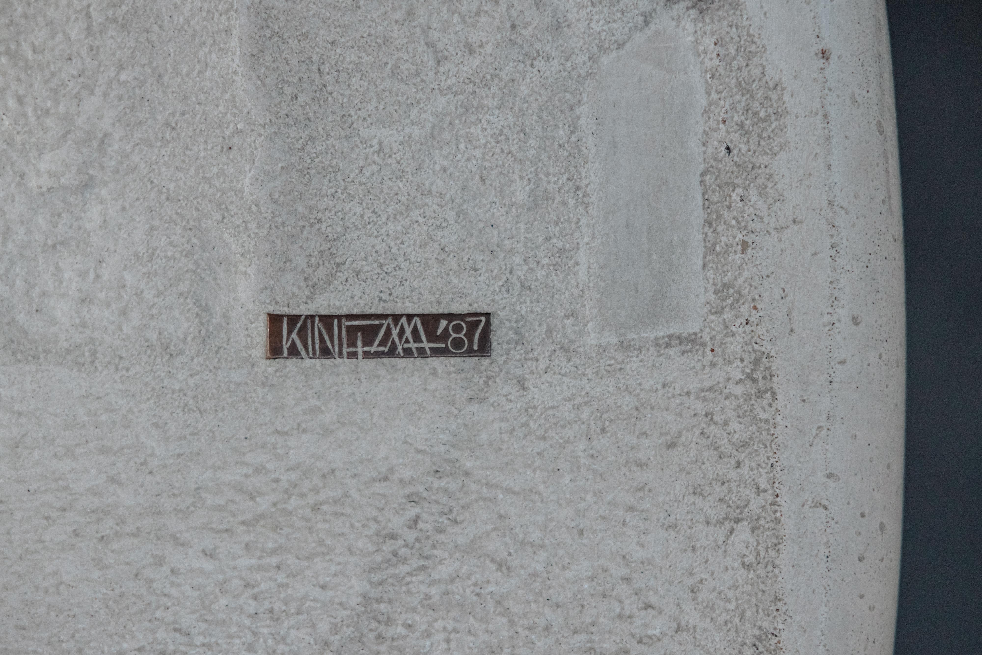 Vintage Paul Kingma Concrete Coffee Table From The Netherlands, Circa 1970 For Sale 1