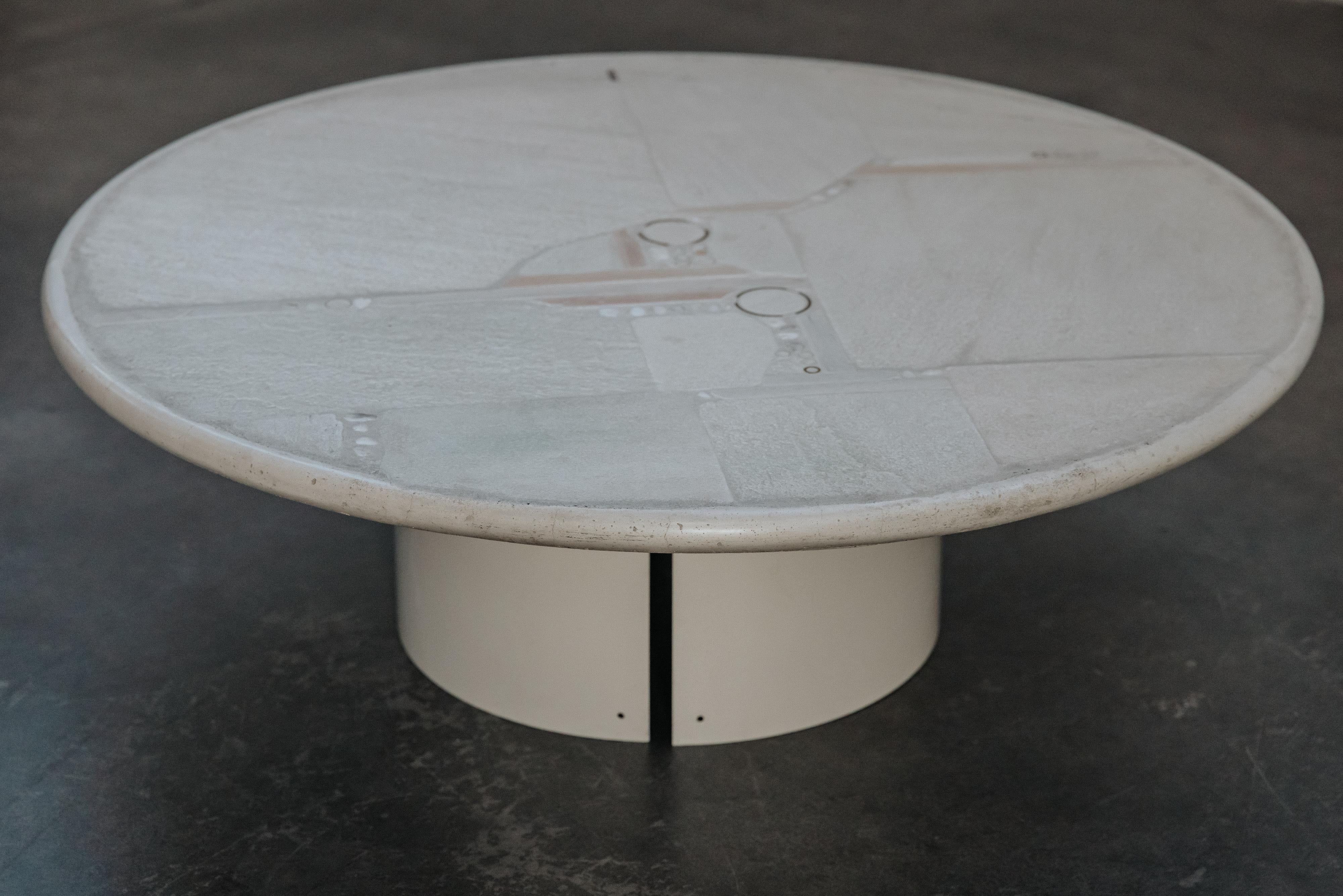 Vintage Paul Kingma Concrete Coffee Table From The Netherlands, Circa 1970 For Sale 3