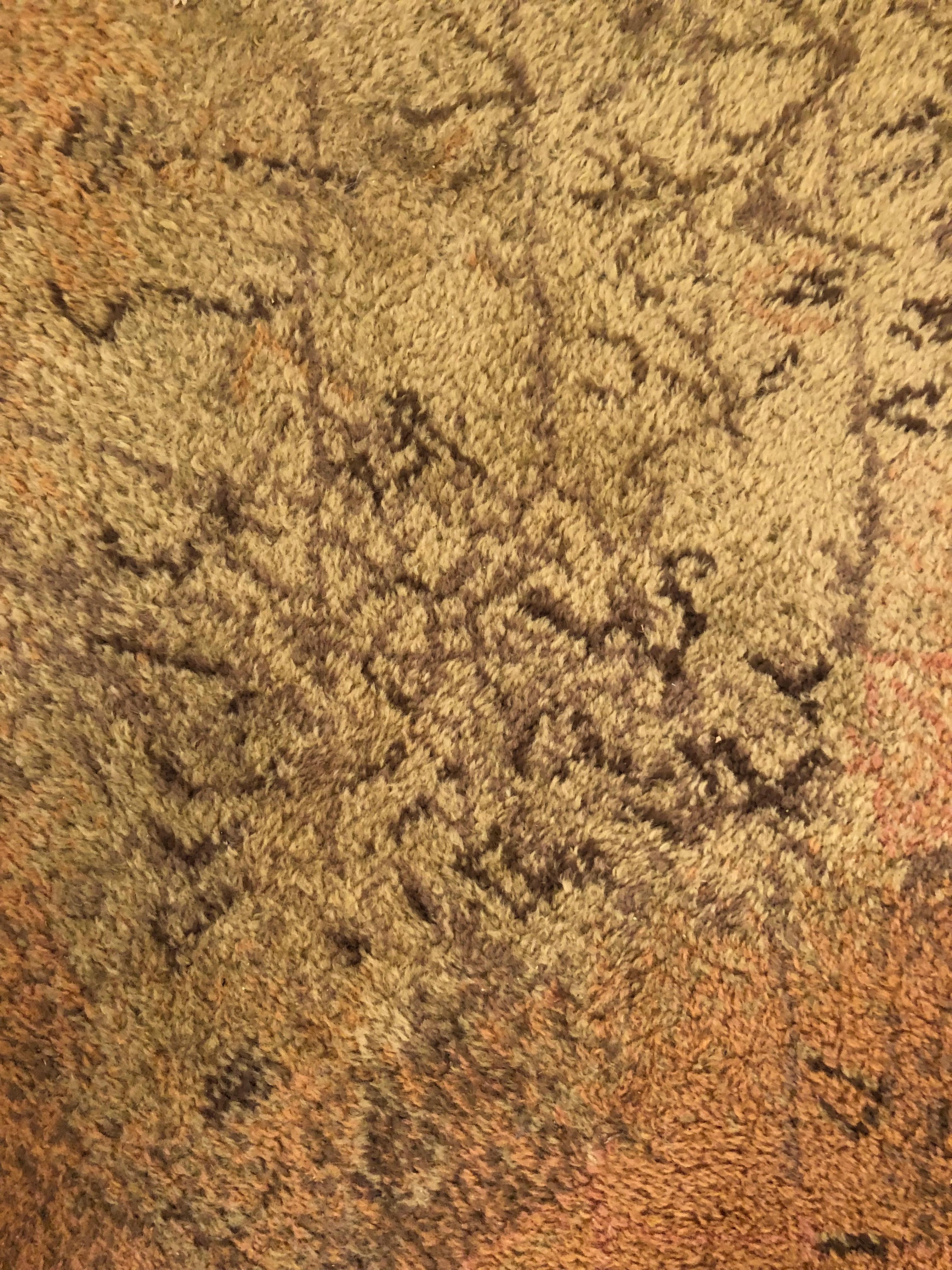 Late 20th Century Vintage Paul Klee Ege Art Line Carpet For Sale