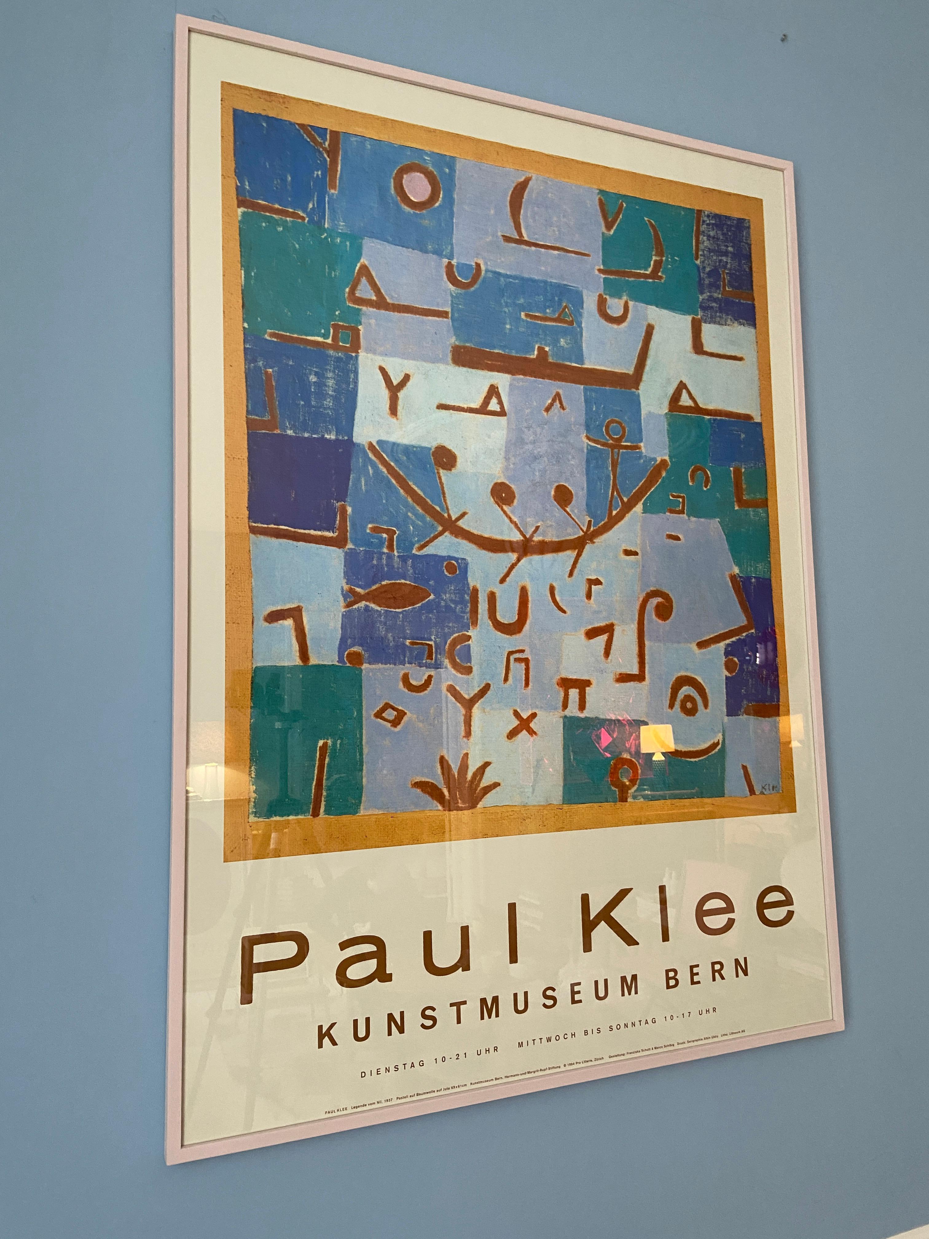 Vintage Paul Klee Exhibition Poster from Kunstmuseum Bern, Switzerland, 1994 4
