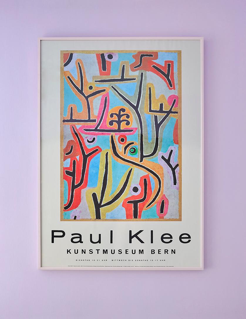 Paul Klee
Suisse:: 1994

Affiche d'exposition vintage du Kunstmuseum de Berne. 

Mesures : H 130 x L 93 x P 3 cm.