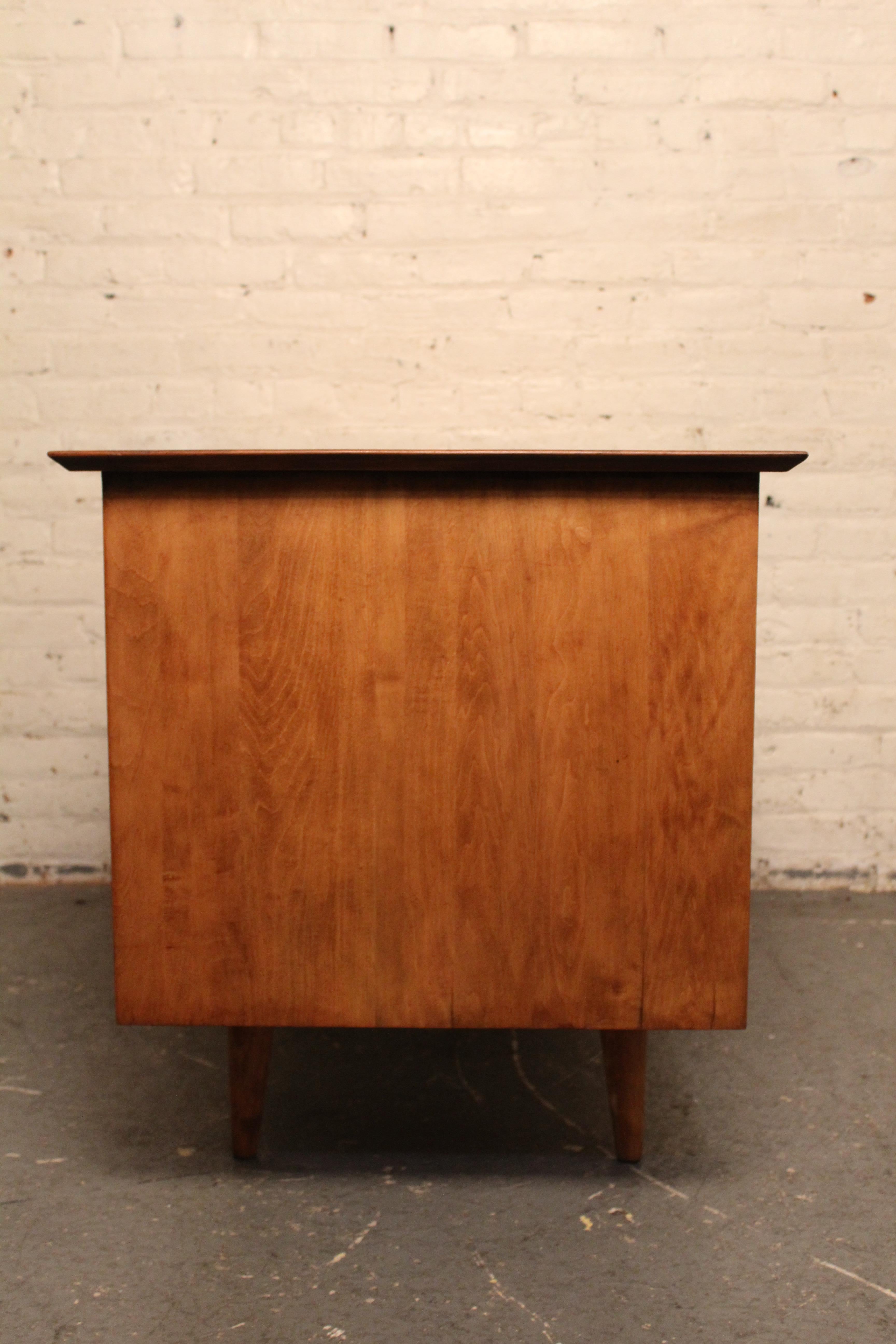 Vintage Paul McCobb Planner Group Double Pedestal Desk 3