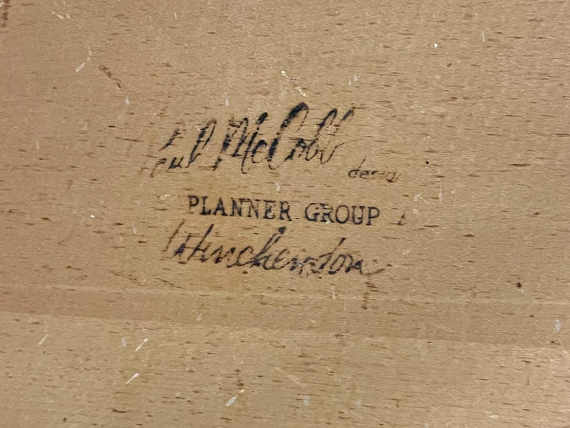 Carrito rodante de hojas caídas Vintage Paul McCobb Planner Group, Winchendon Furniture. en venta 7