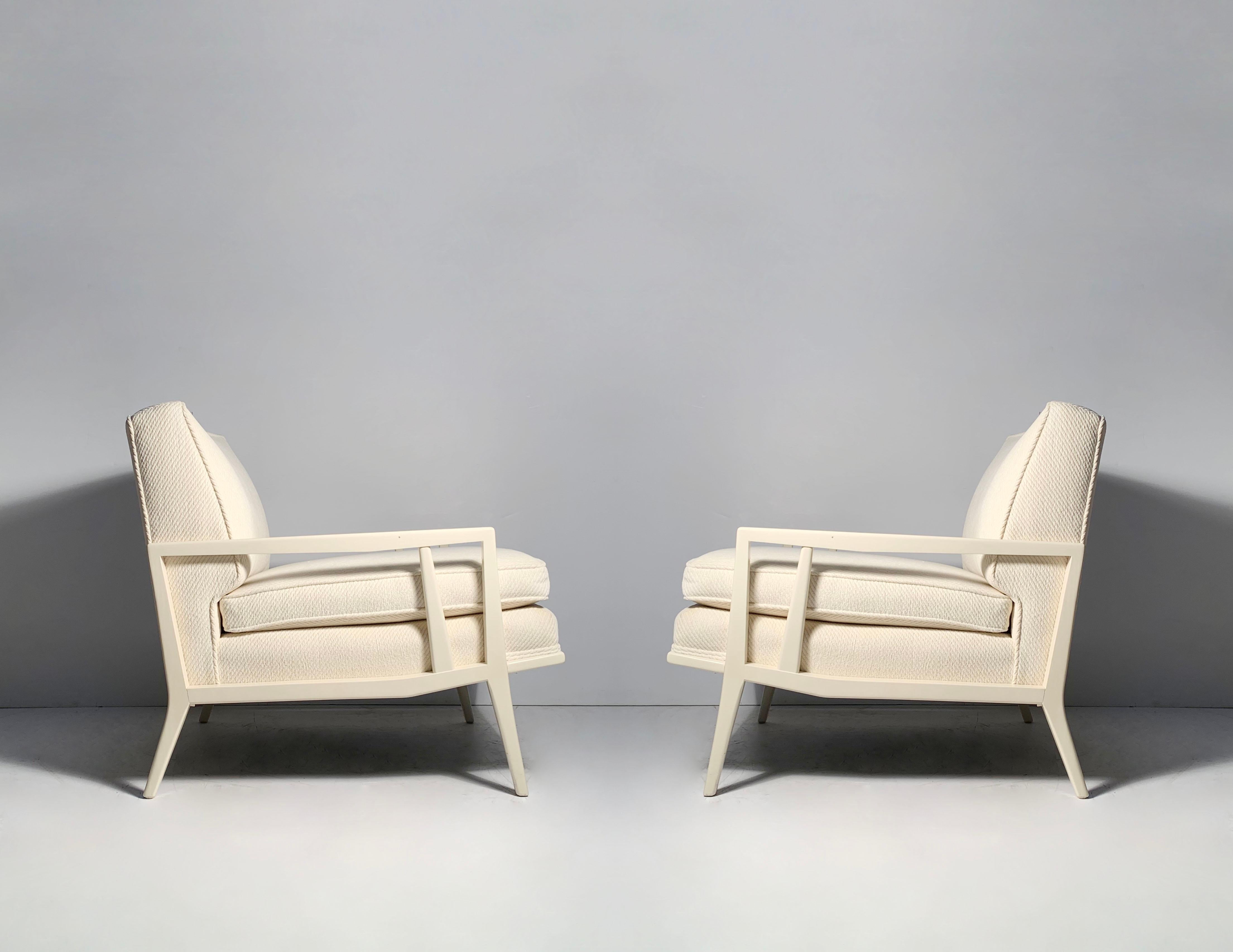 Vintage Paul McCobb Lounge Chairs für Directional. Italienischer Einfluss.  

Dieser Entwurf wurde von Samuel Marx für das Highland Park Estate von Peggy und Lionel Nathan ausgewählt. Samuel Marx entwarf nicht nur seine eigenen Möbel, sondern wählte