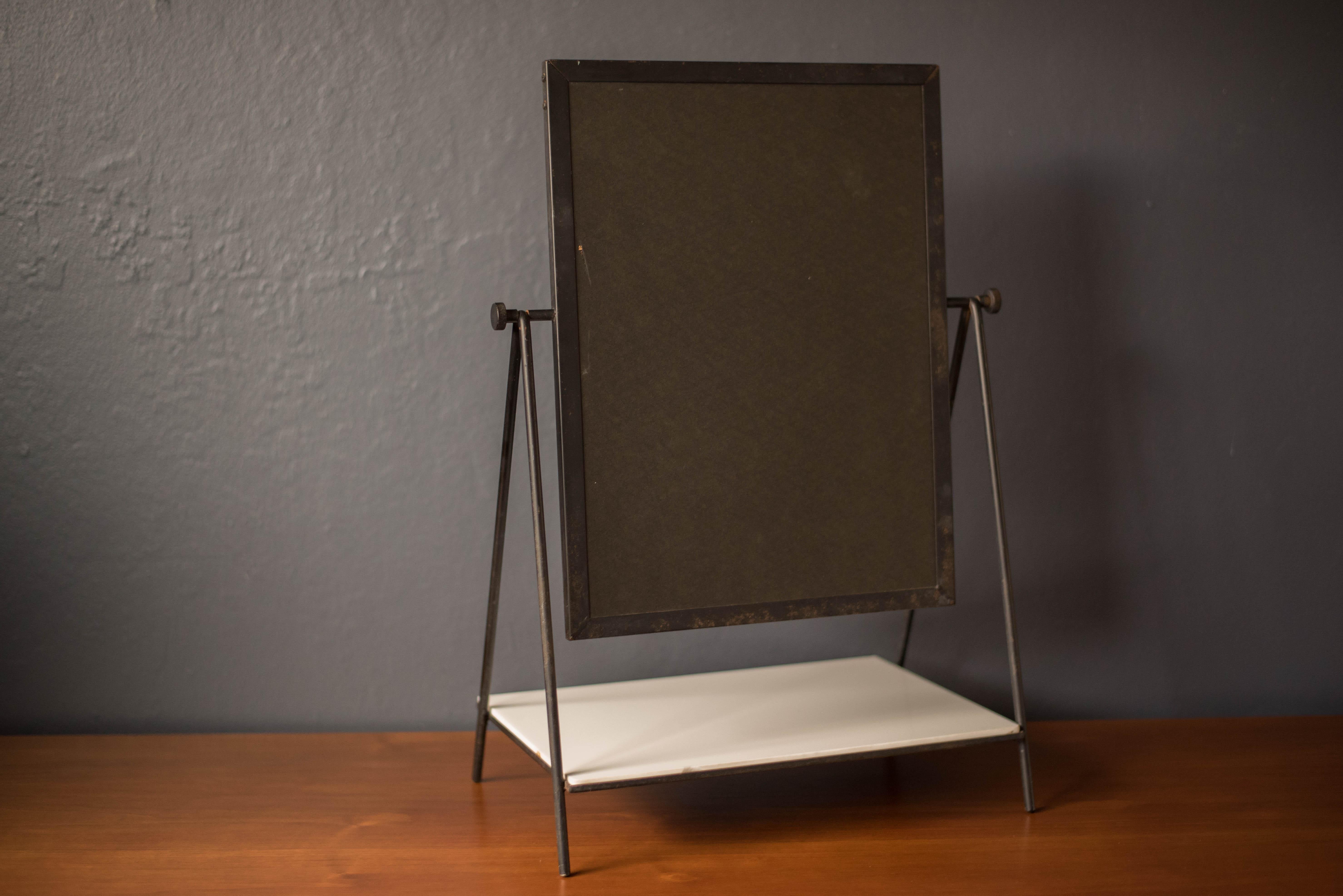 Vintage Paul McCobb Swivel Table Mirror Vanity for Bryce Originals For Sale 3