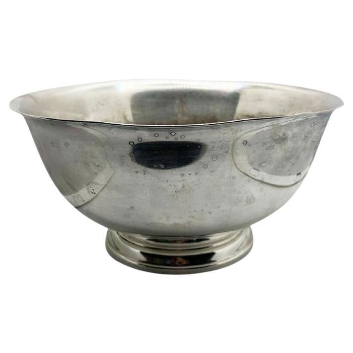Cuenco de plata vintage Paul Revere de WM Rogers
