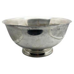 Cuenco de plata vintage Paul Revere de WM Rogers