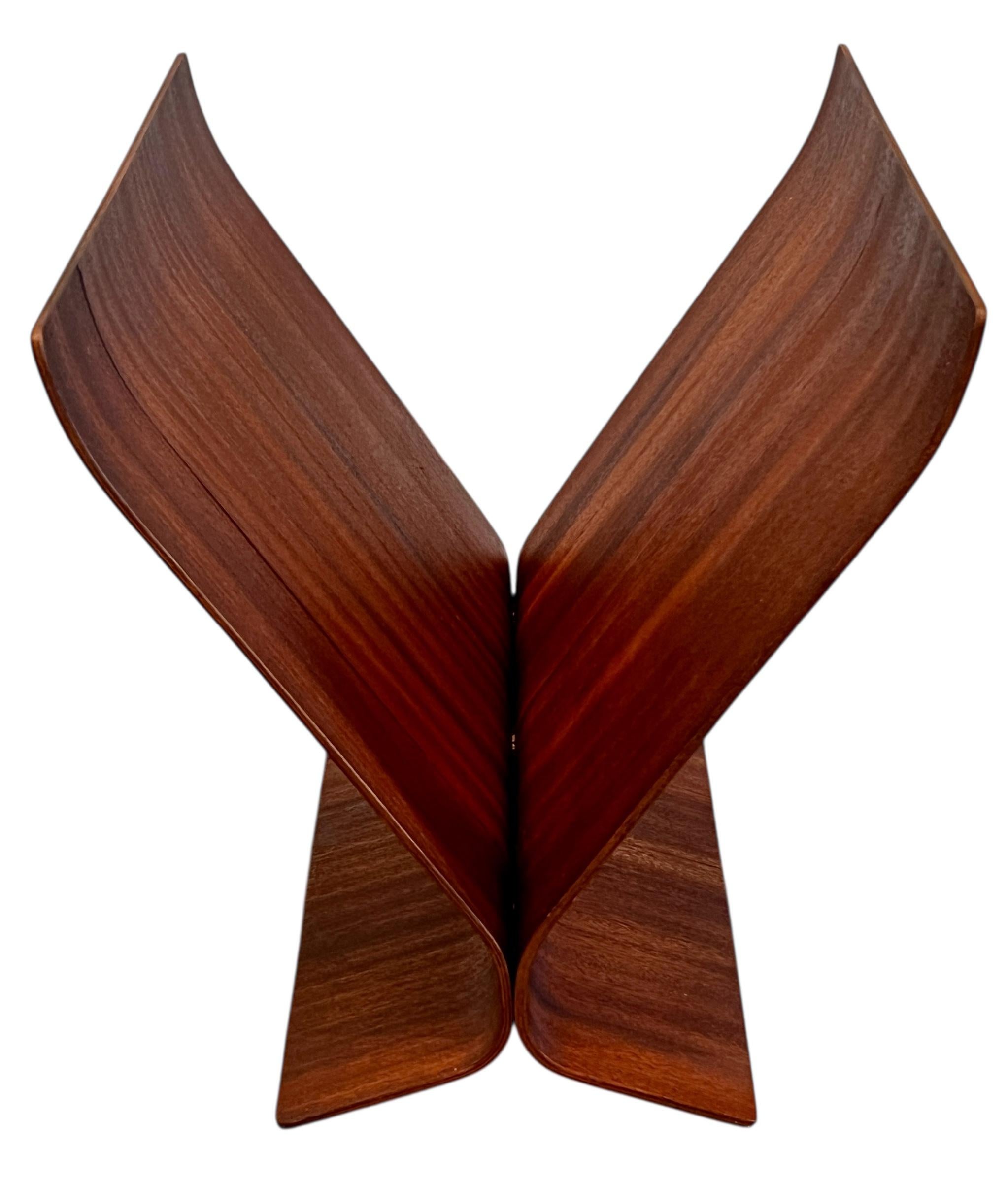 American Vintage Paul Rowan Bentwood Magazine Rack for Umbra For Sale