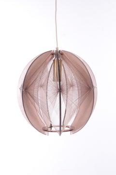Vintage Paul Secon Spider Web Hanging Lamp, 1960, Germany