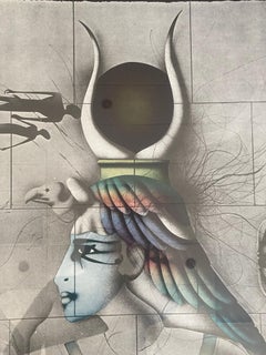 Lithographie vintage « Arizona » de Paul Wunderlich pour le Metropolitan Opera, 1978, encadrée