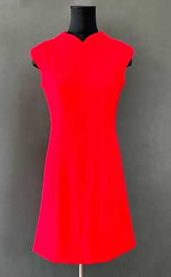Vintage Pauline Trigere Red Dress