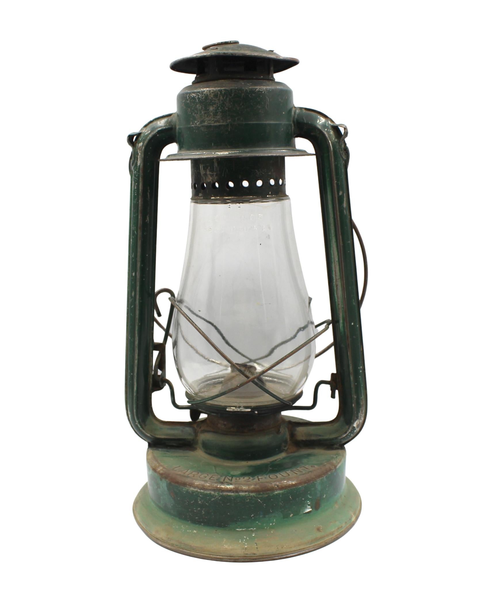 20th Century Vintage Paull's Leader No. 2 Fount. Green Lantern