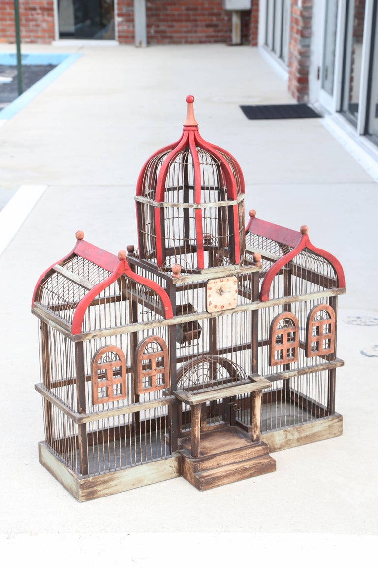 Vintage Pavilion Style Bird’s Cage at 1stDibs
