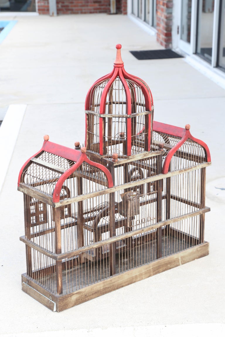 Vintage Pavilion Style Bird S Cage For Sale At 1stdibs