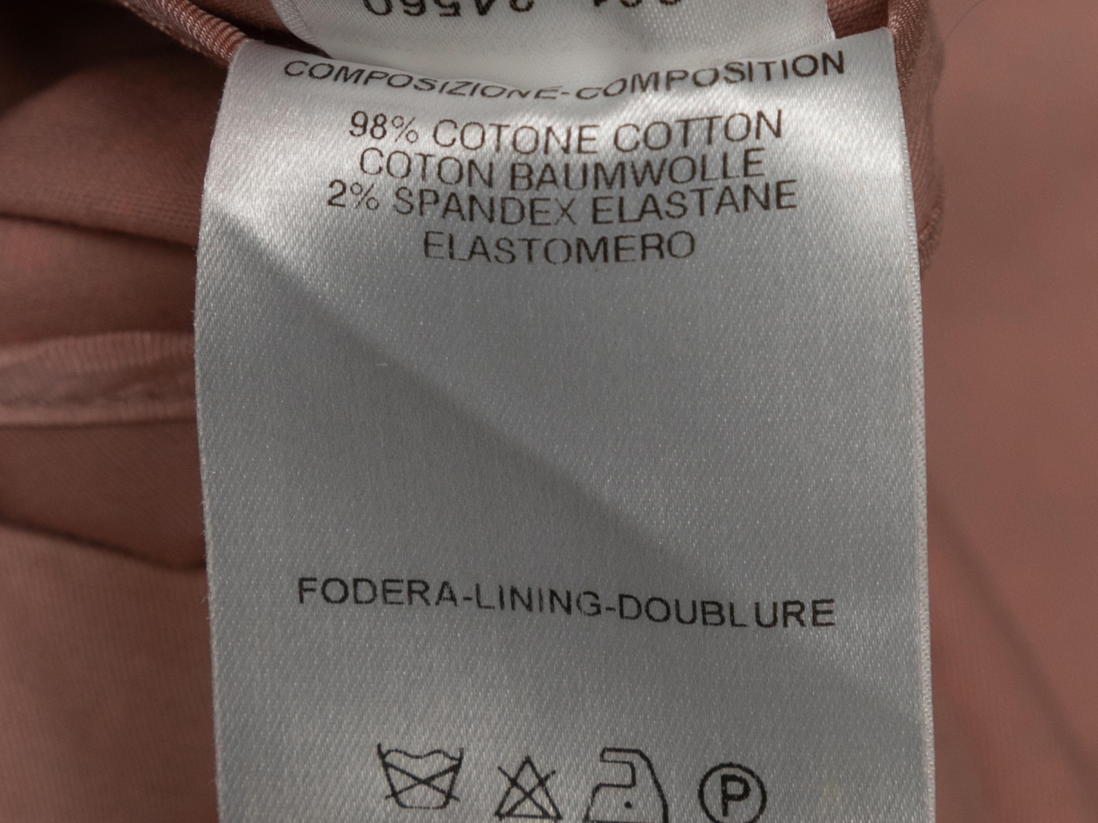 Gucci Tom Ford Era Jupe à lacets couleur pêche, taille IT 42 Pour femmes en vente