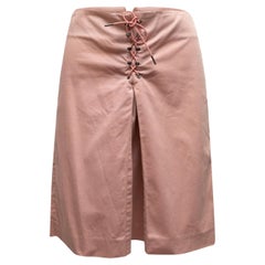 Falda con cordones Vintage Peach Gucci Tom Ford Era Talla IT 42