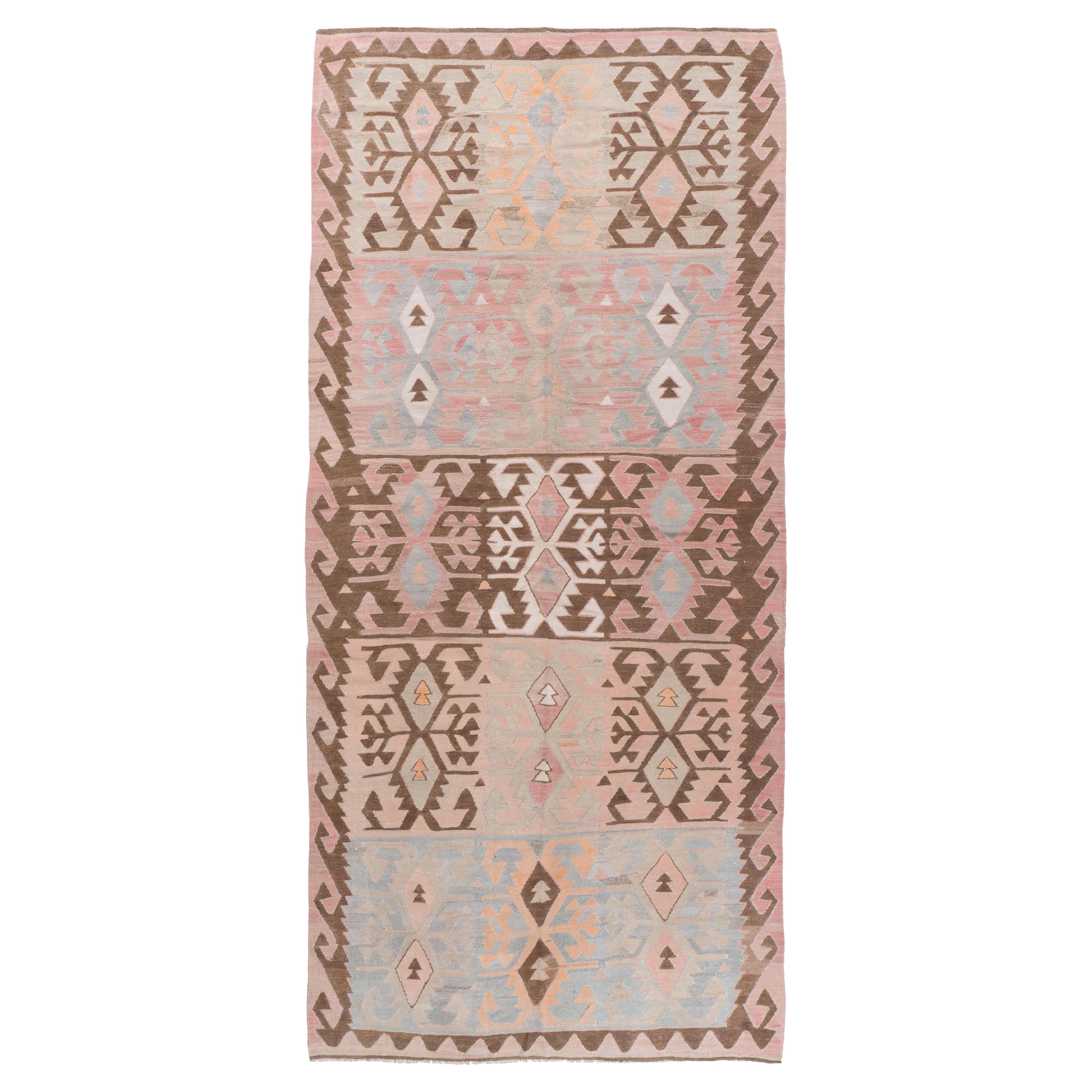 Vintage Peach Rug & Kilim turco 5'9 X 12'