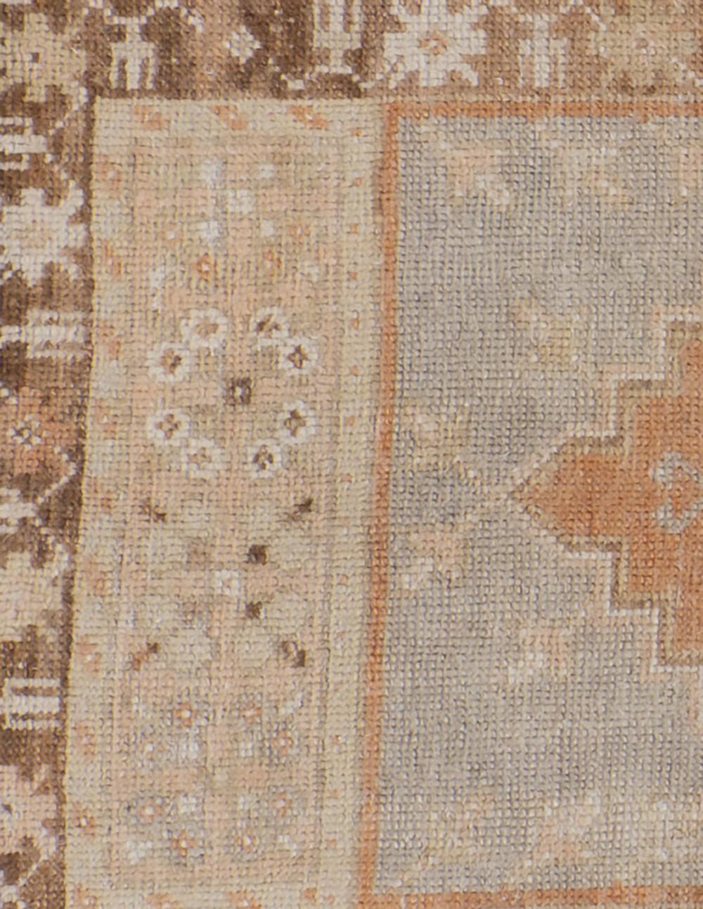 Lana Vintage Peach Turkish Oushak Runner 2'11 X 9'1 in vendita