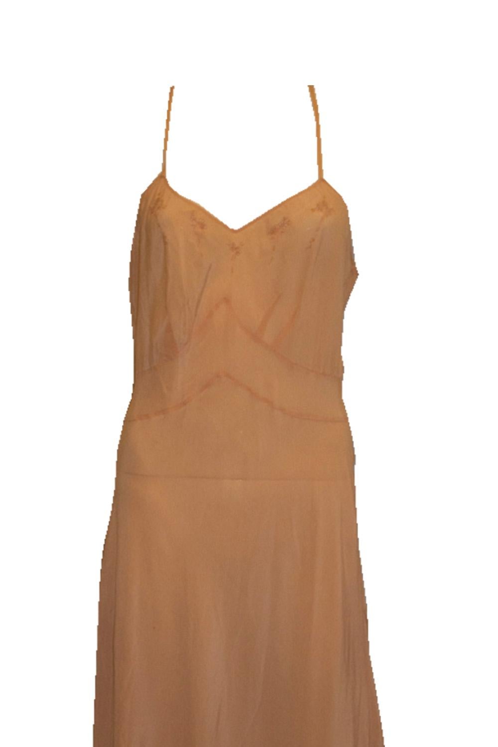 Robe / Combinaison Vintage rose pêche Pour femmes en vente