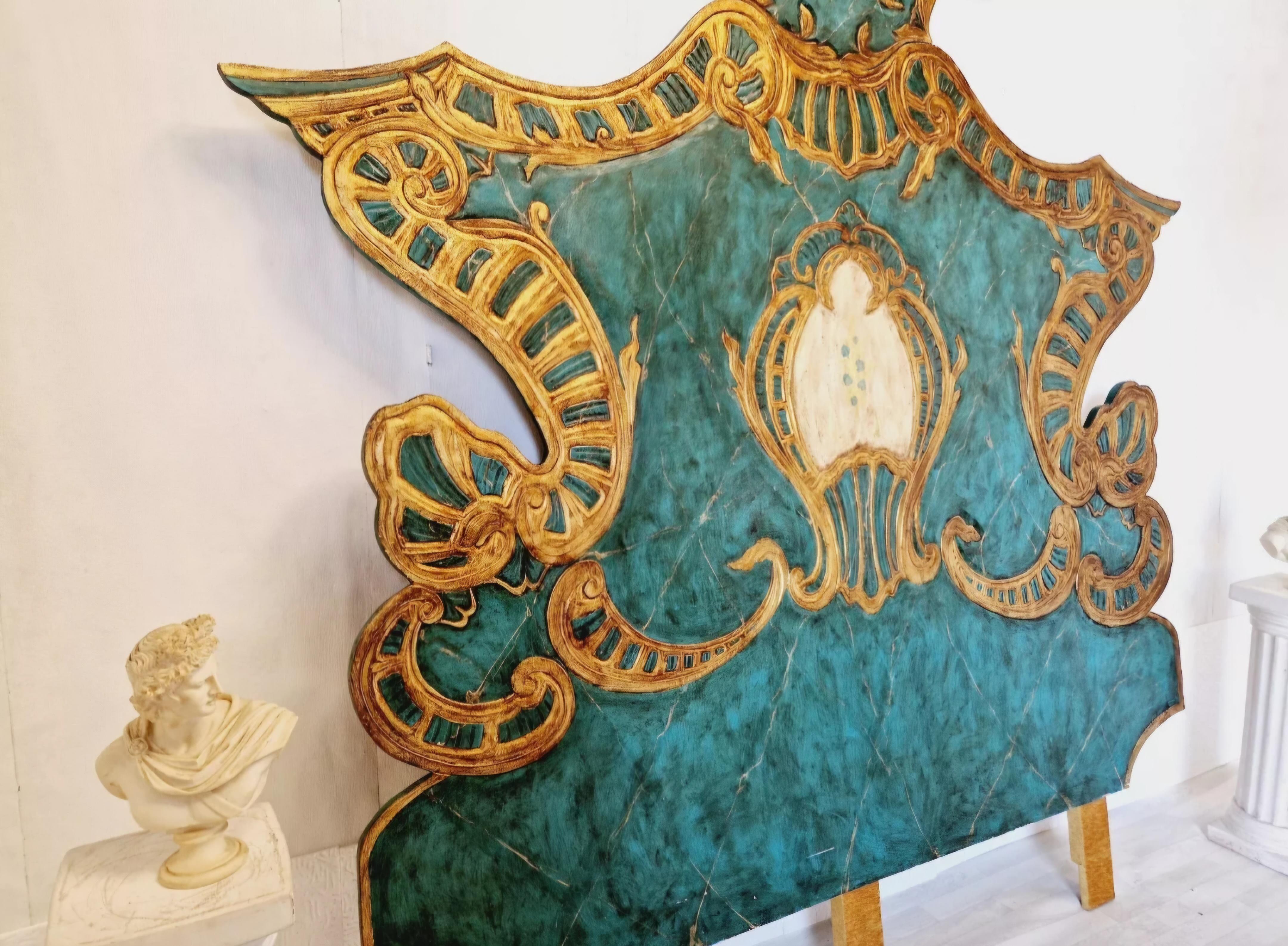 Vintage Peacock Bed Headboard For Sale 2