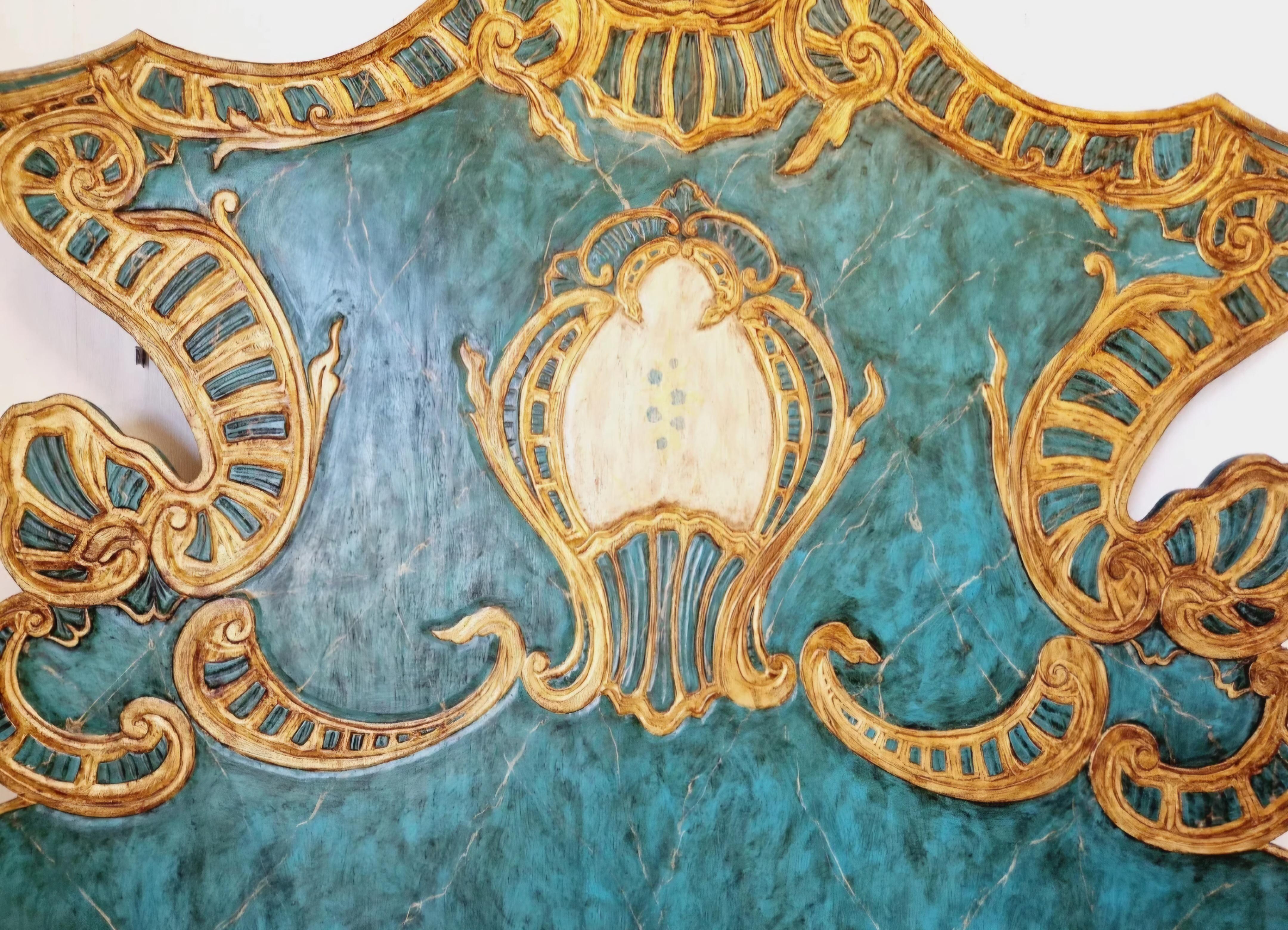 Vintage Peacock Bed Headboard For Sale 3